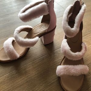 UGG Del Ray fluff heel